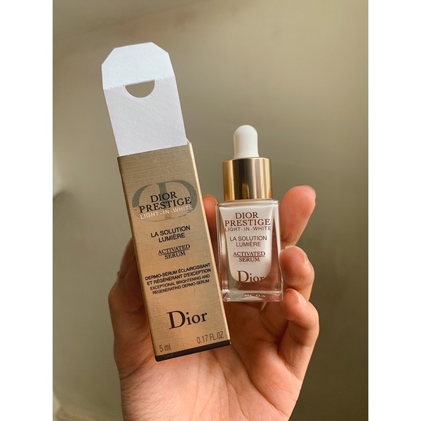 [ Minisize 5ml ] Serum sáng da Dior Prestige Light-in-white La Solution Lumière