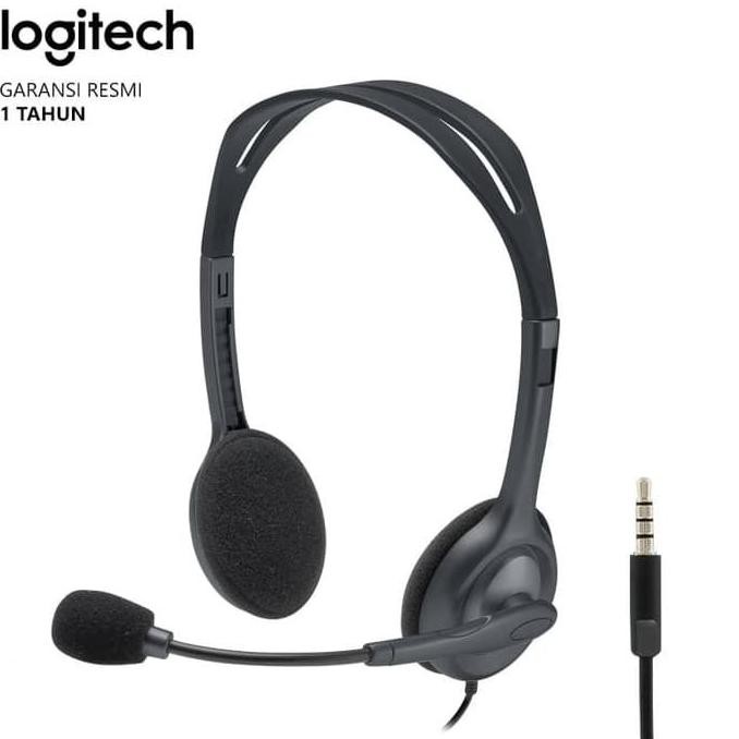 Tai Nghe Nhét Tai Logitech H111 Origional 1 Jack Can Hp / Laptop 0512