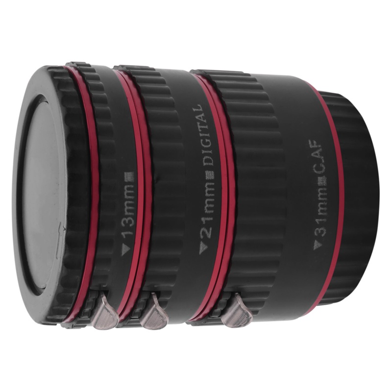 Bộ Ống Mở Rộng Macro Bằng Nhôm Cho Máy Ảnh Canon Eos Ef Ef-S Lens Dslr 1100D 700D 650D 600D 550D 500D 450D 400D 350D 300D 100D 70D (13Mm 21Mm 31Mm)