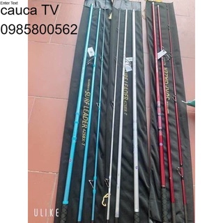   sela 10 10   GIẢM GIÁ SỐC  Cần câu lục 3- Khúc Shimano Surf Leader BXT 4m25 câu bạo lực xa bờ khoen pat Fuji made in 
