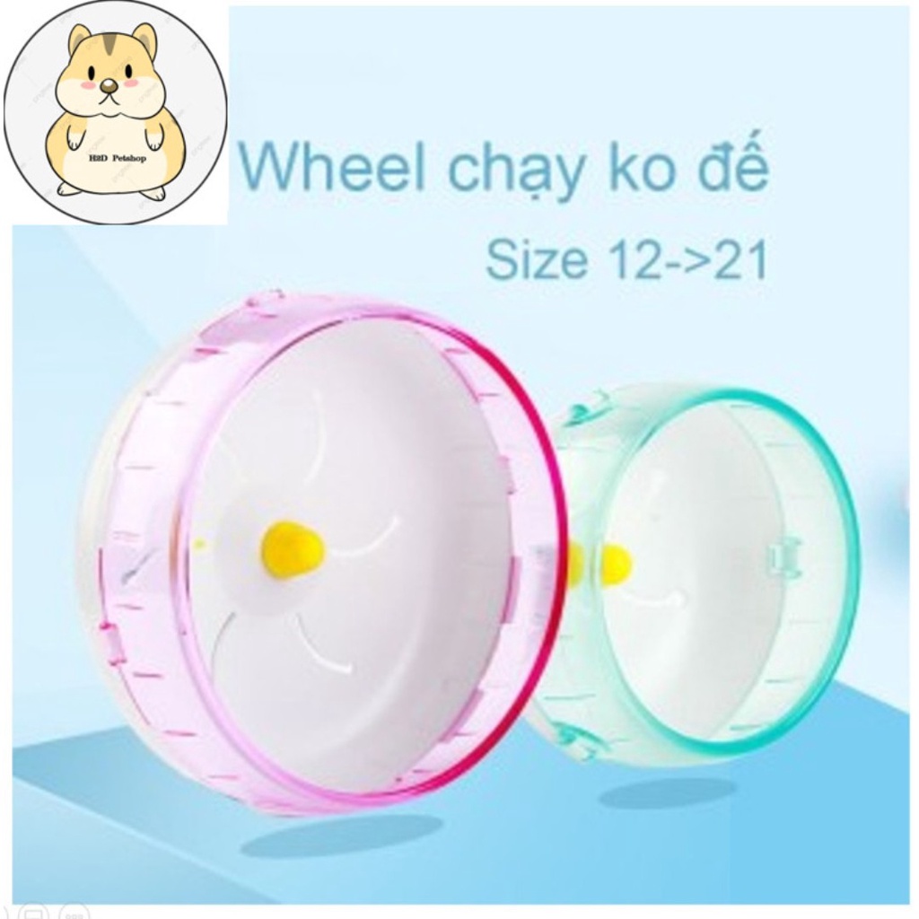 Wheel 12-21cm cho Hamster không kèm đế