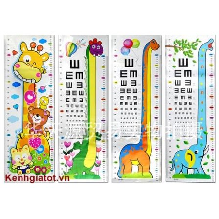 Thước đo chiều cao dán tường hình huơu