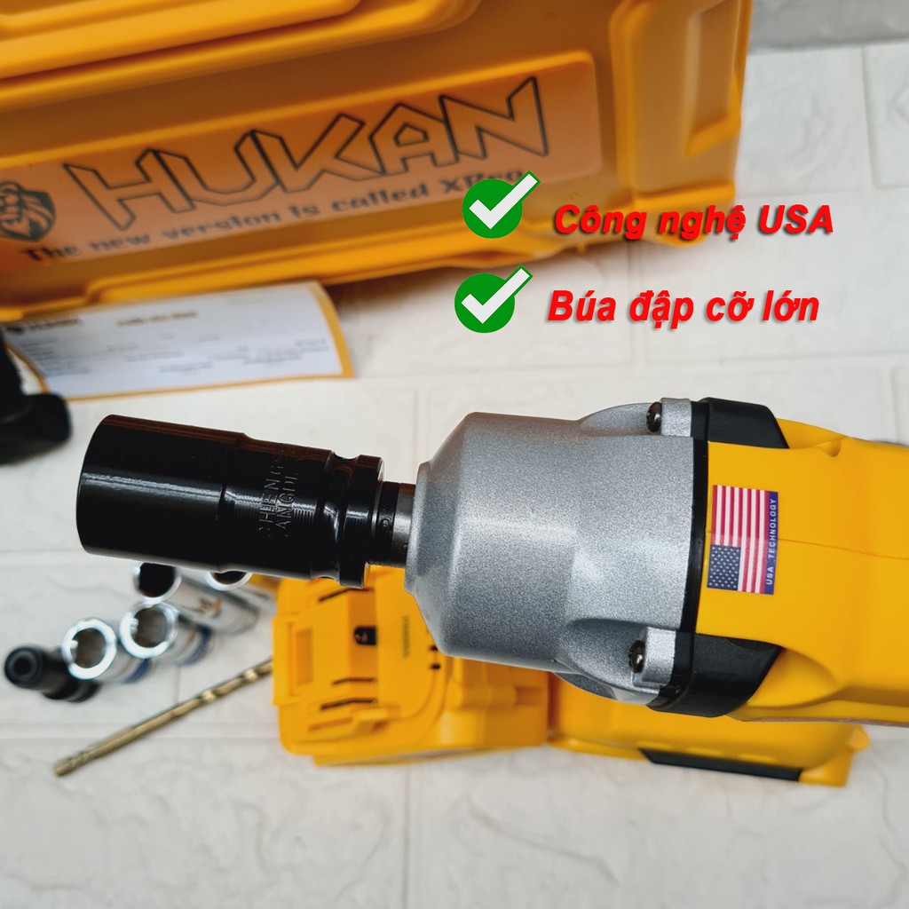 Siết bulong Hukan x1 pro không than hàng chính hãng