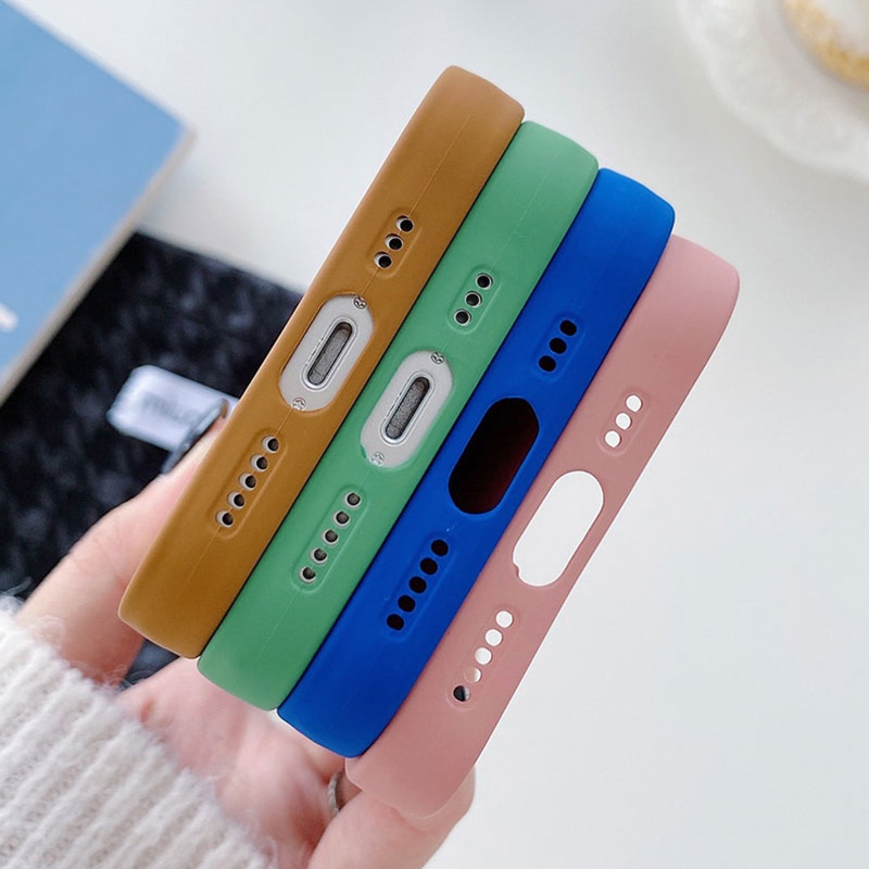 Ốp điện thoại silicon bảo vệ ống kính máy ảnh cho iPhone 13 Pro Max 11 12 Pro Max 12Mini 7 8 Plus X XS XR
