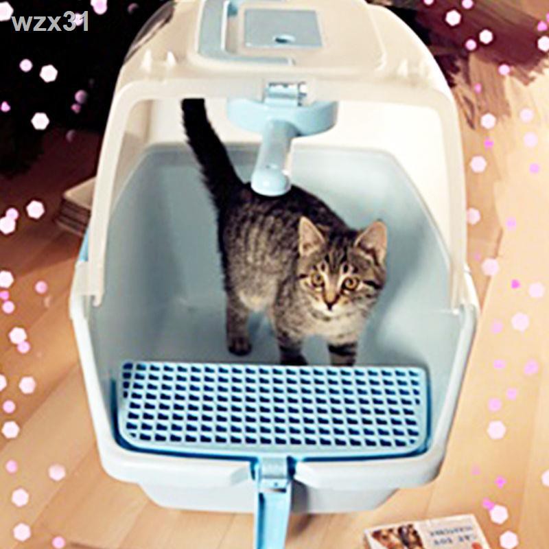 Alice hộp đựng chất độn chuồng kèm theo đầy đủ kitty cung cấp vệ sinh cho mèo lớn ngăn mùi và bồn cầu