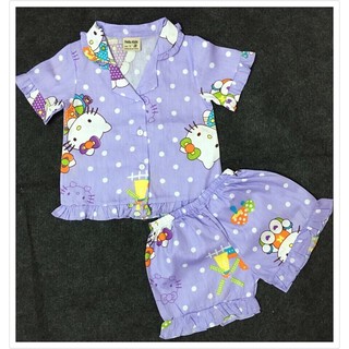 Bộ kate bé gái hình thú cute 40k