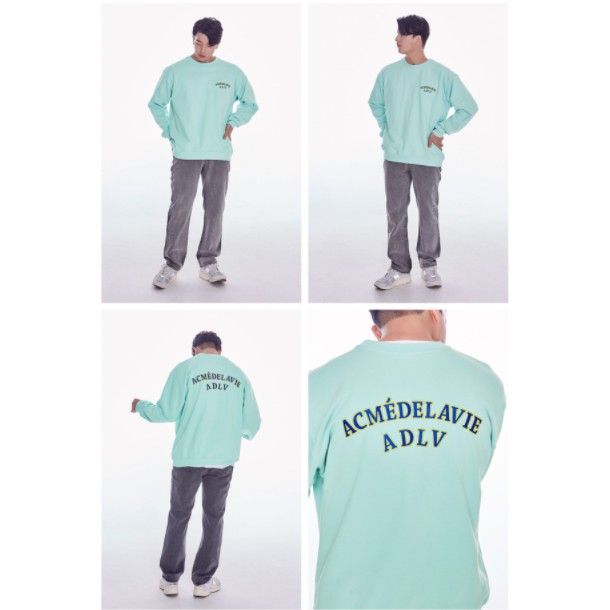 Áo Thun Dài Tay ADLV TOW COLORS EMBROIDERY SWEAT SHIRT MINT