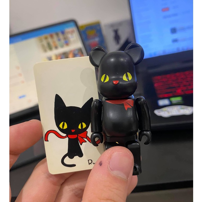 BEARBRICK SECRET SERIES 23 RUNA BLACK CAT CỰC CUTE - ĐỒ CHƠI SƯU TẦM NHẬT BẢN GIÁ TỐT - HÀNG CHÍNH HÃNG 100%..