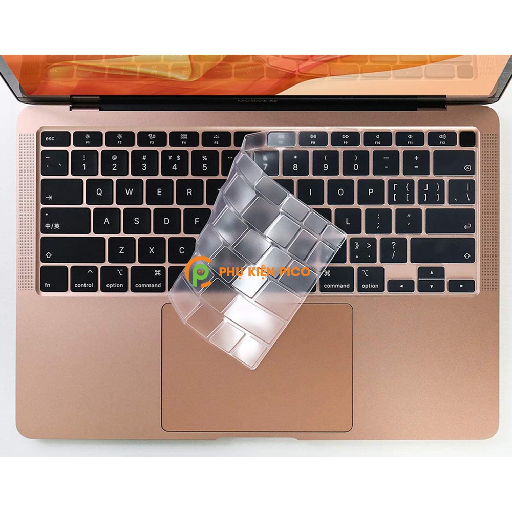 Phủ phím Macbook Air, Macbook Pro, Macbook Retina trong suốt TPU cao cấp chống nước, bụi bẩn - Phủ phím Macbook