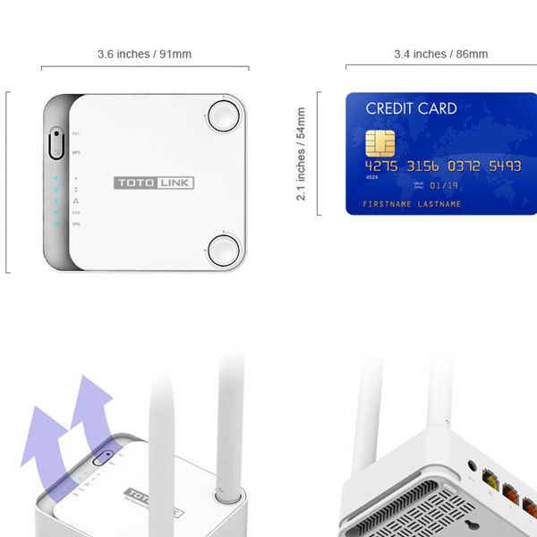 Bộ phát sóng WiFi AC1200 Totolink A3 Bảo hành 24 tháng | BigBuy360 - bigbuy360.vn