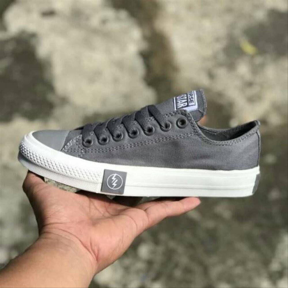 Giày Allstar Chuck Taylor 2 / All Star Ct 2 Cao Cấp / Allstar Jackpurcel Màu Xám / Xám / Sấm Sét