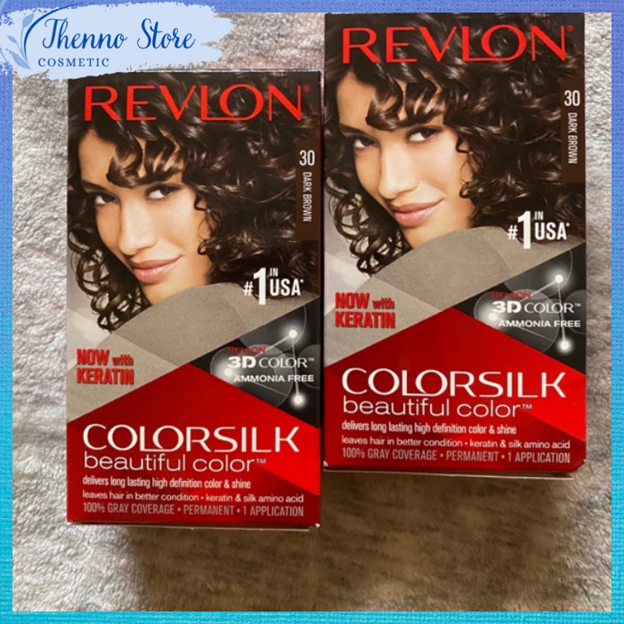 Thuốc Nhuộm Tóc Revlon Colorsilk số 30 (Dark Brown)