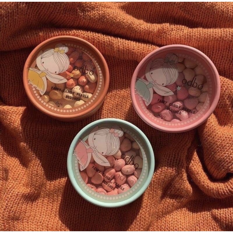 Phấn Má Hồng Dạng Viên ODBO Fairy Candy Pearls Blusher LOVE 20g | BigBuy360 - bigbuy360.vn