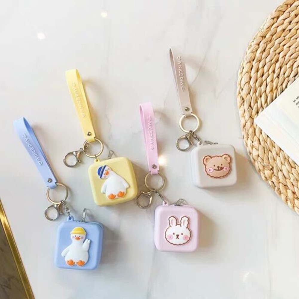 Ví Silicon đựng tiền xu/tiền lẻ hình thú mini dễ thương cho nữ