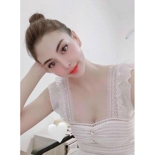ÁO 2S-2 DÂY CÁNH TIÊN CHẤT CHUN CO GIÃN KHOÁ SAU(ảnh thật)