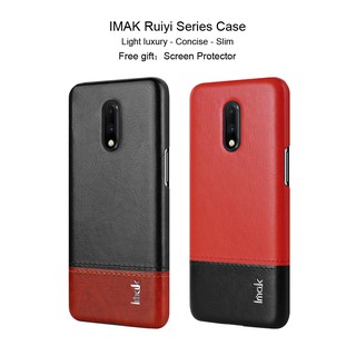 Ốp lưng bọc da hai màu sang chảnh cho điện thoại Oneplus 7/Oneplus 7 Pro
