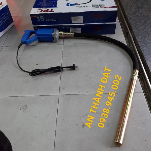 Máy đầm dùi bê tông hiệu TPC mới công suất 800w