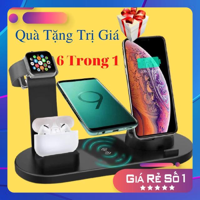 [ Quà Tặng Hấp Dẫn ] Dây Sạc Đế Sạc Điện Thoại Iphone Sạc Nhanh Không Dây Sạc Smart Watch Air Pod