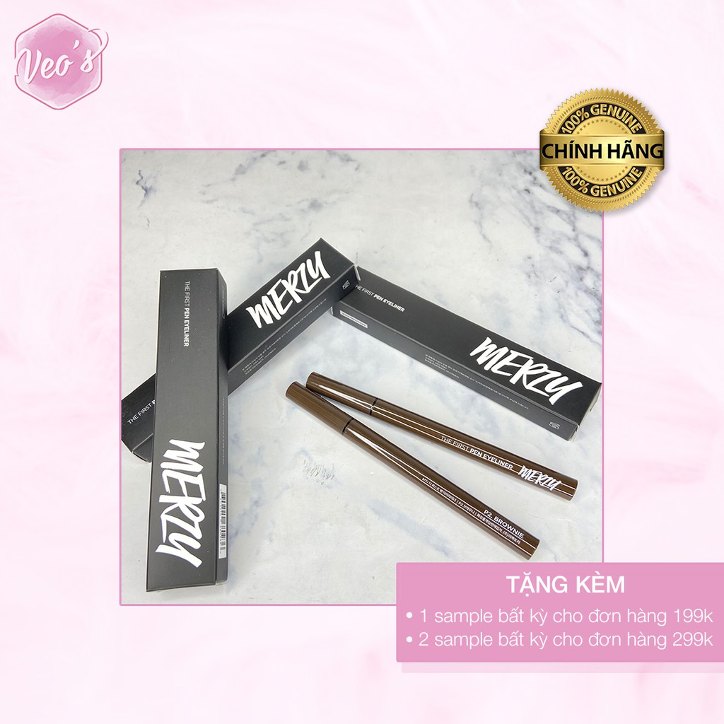 Kẻ mắt lâu trôi, siêu mảnh Merzy The First Pen Liner