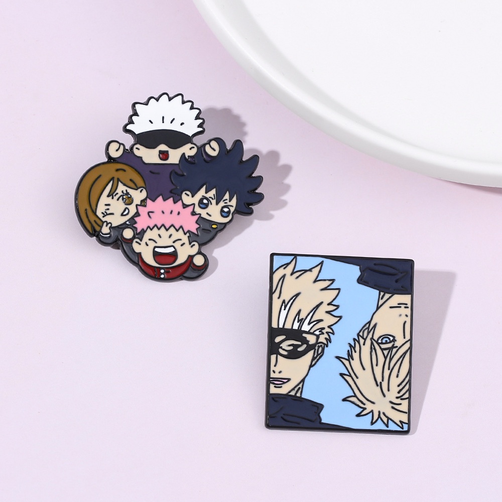 Huy Hiệu Cài Áo Hình Nhân Vật Anime Jujutsu Kaisen Gojo Satoru