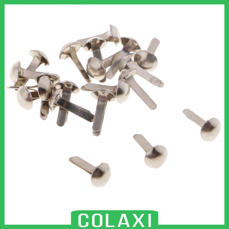 Set 200 Nút Cài Đầu Tròn Bằng Kim Loại Nhiều Màu Sắc Dùng Trang Trí Sổ Tay DIY
