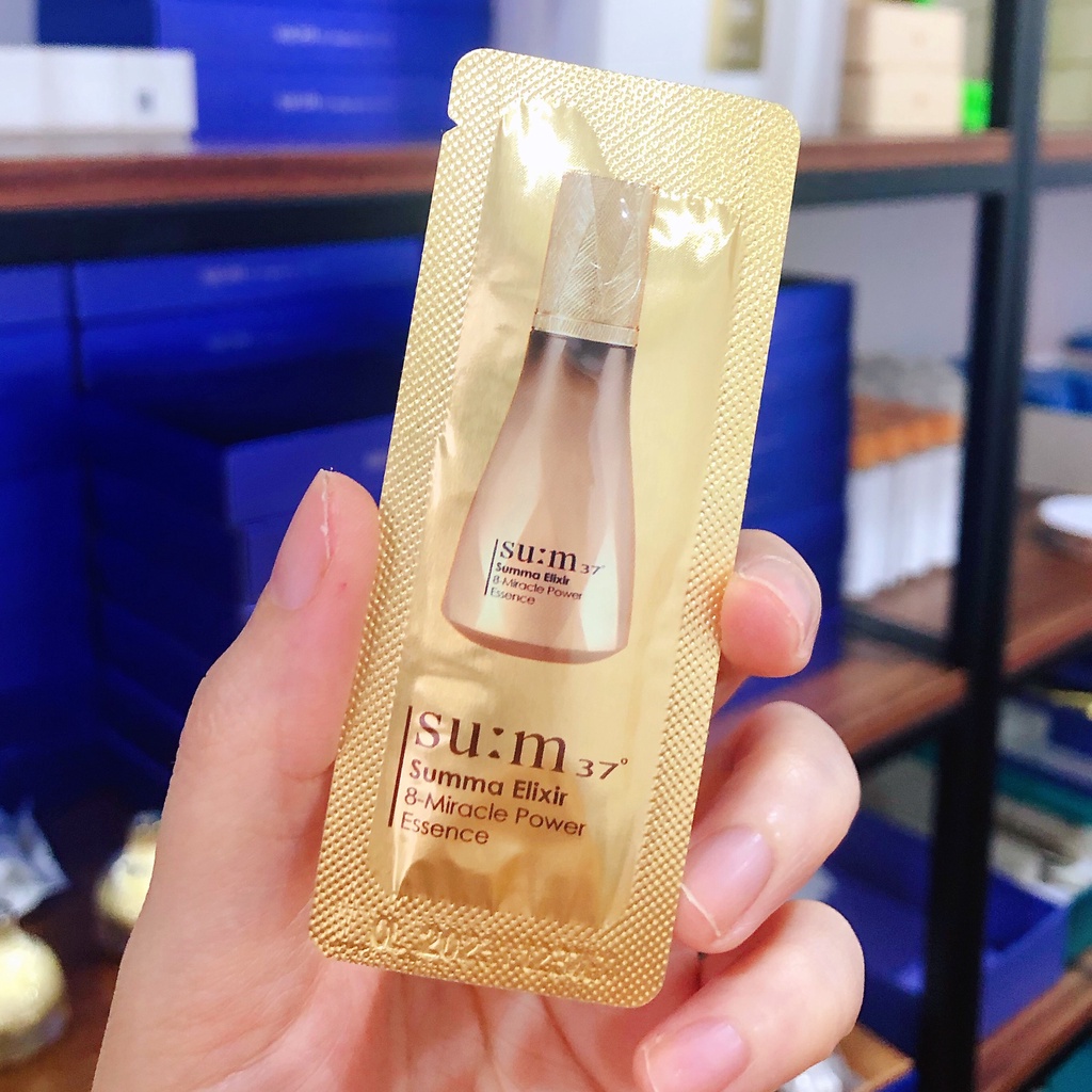 Gói tinh chất vàng Siêu Dưỡng Chất 8 in 1 Summa Elixir 8-Miracle Power Essence 1ml_𝐘𝐄𝐎𝐍 𝐋𝐔𝐗𝐔𝐑𝐘 𝐂𝐎𝐒𝐌𝐄𝐓𝐈𝐂𝐒