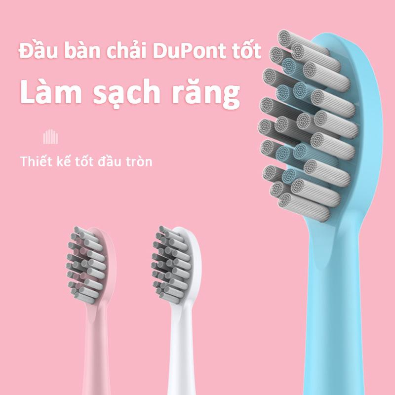【Miễn phí 7 đầu bàn chải đánh răng mới】Bàn chải đánh răng điện thông minh dành cho người lớn không thấm nước mềm [E802]