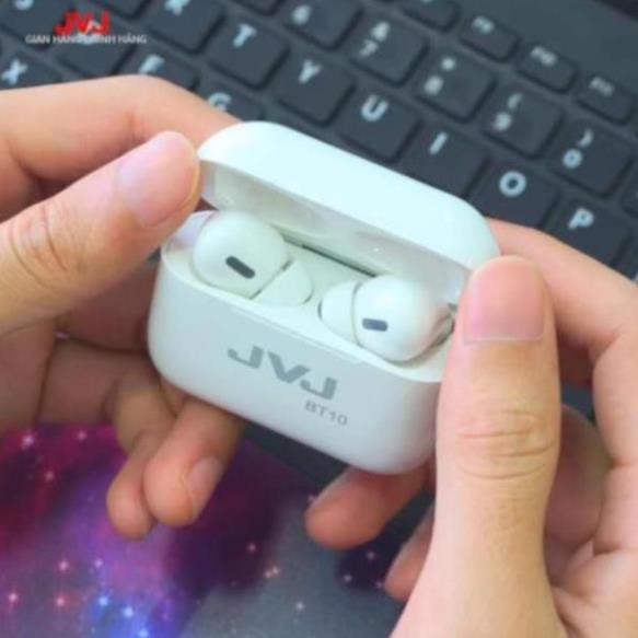 Tai Nghe Không Dây Bluetooth 5.0 JVJ BT10 cao cấp cảm biến vân tay, xuyên âm