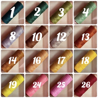 Sợi dệt trơn Craft yarn 125g (2mm) (Mã 01-30)