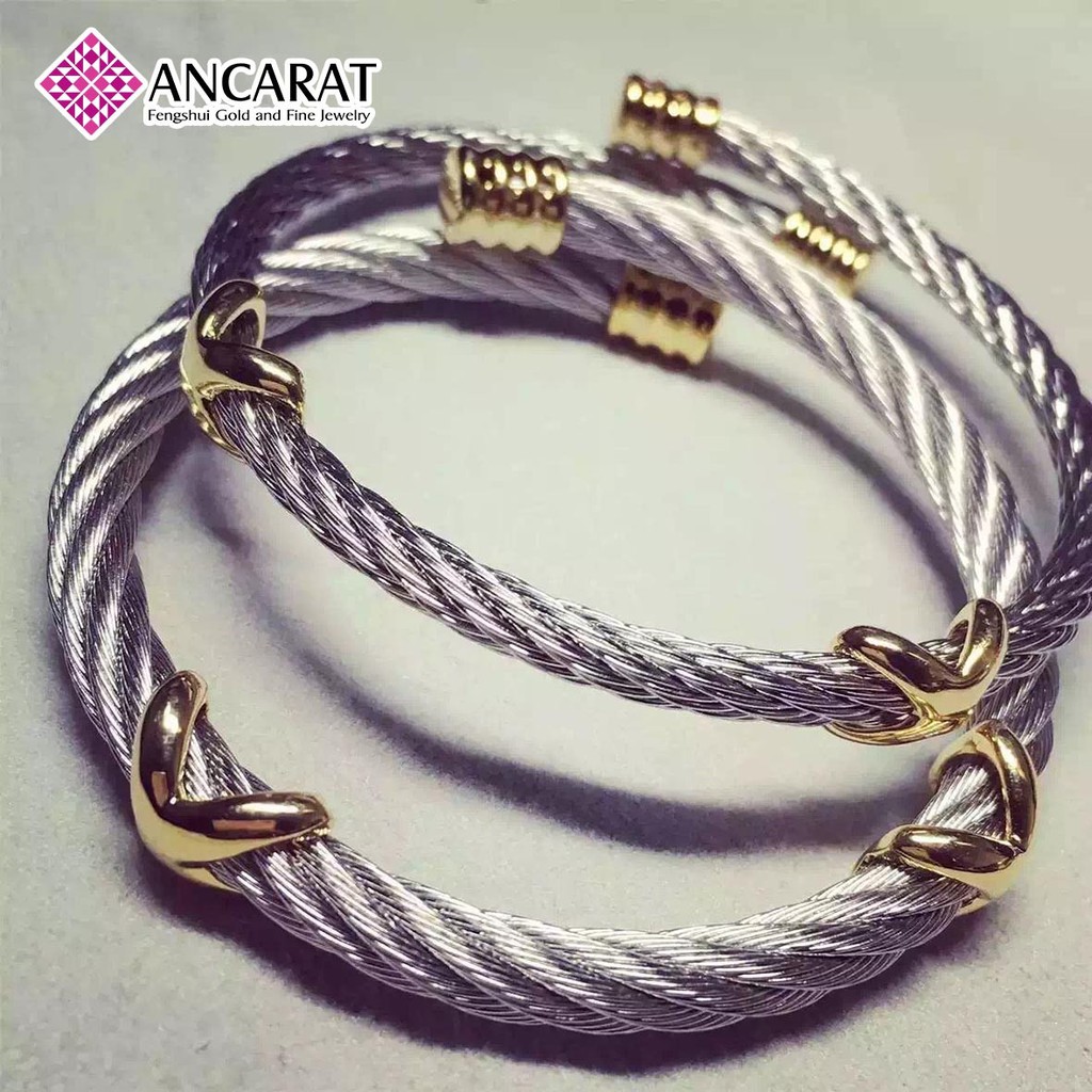 ANCARAT - Vòng tay Titan nam nữ VT01