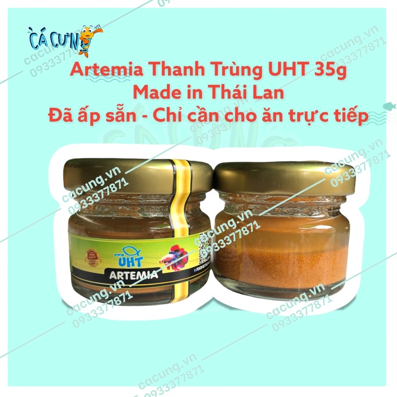 Artemia ấp sẵn thanh trùng UHT (35g)