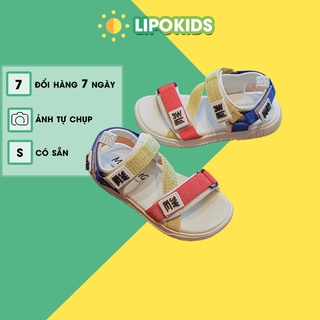 [New] Dép sandal quai hậu bé trai cao cấp đế mềm 3 đến 10 tuổi Dép cho bé đi học - DB084