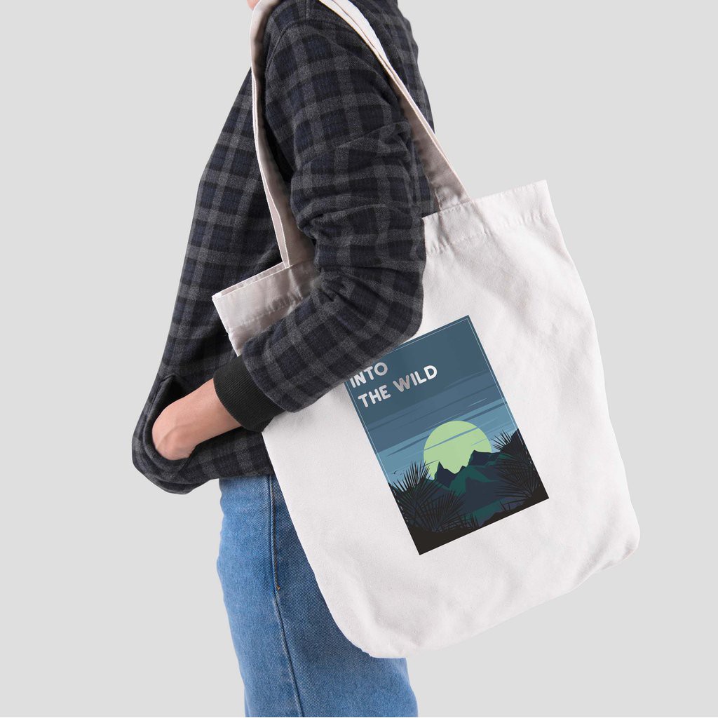 Túi vải tote bag của Chodole chất liệu túi canvas vải bố đẹp in hình độc đáo Be The Light Helps The Others To See