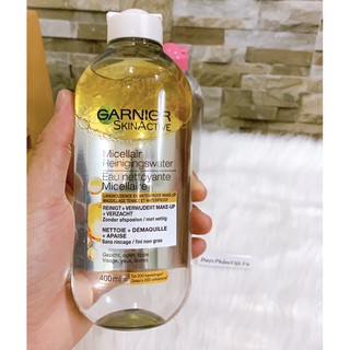 Tẩy Trang Garnier Solution Micellaire 400ml, - Garnier