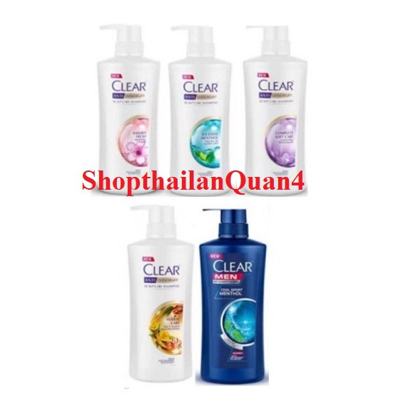Dầu gội Clear 400ml Thái Lan