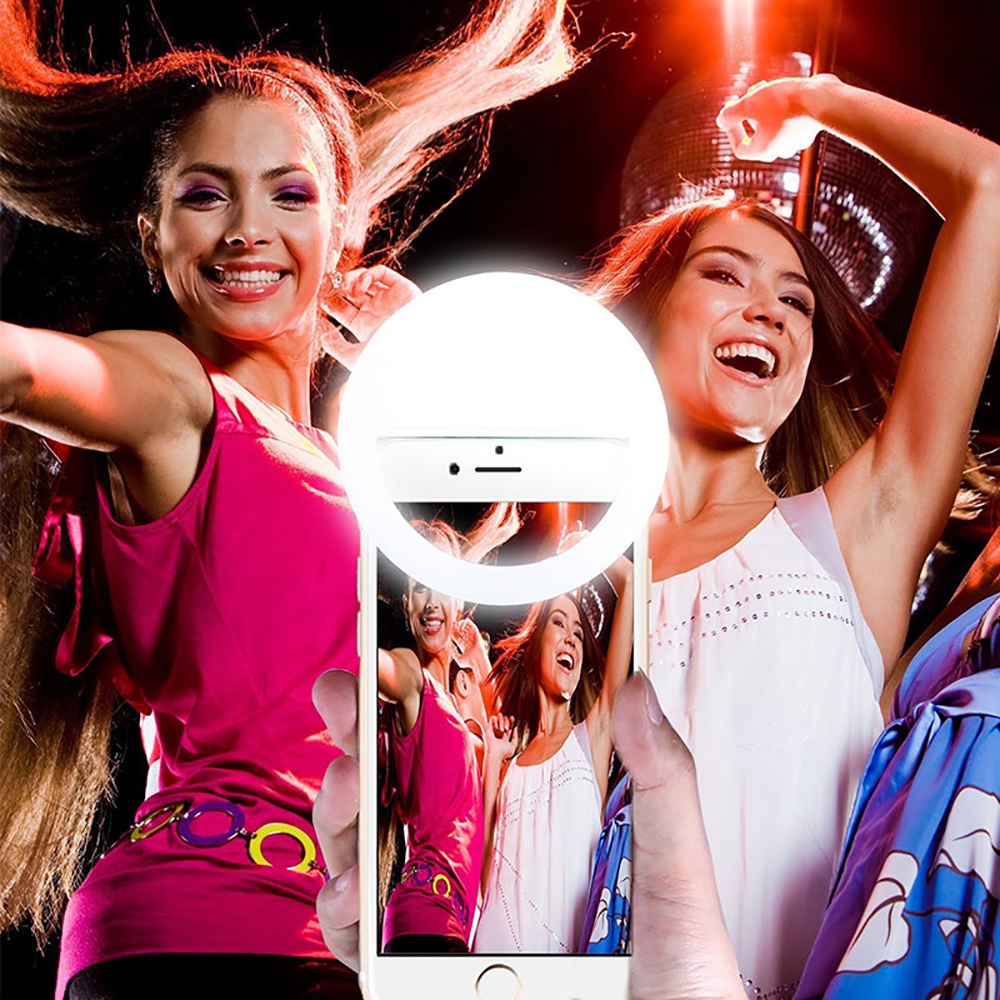 Đèn led selfie kẹp điện thoại