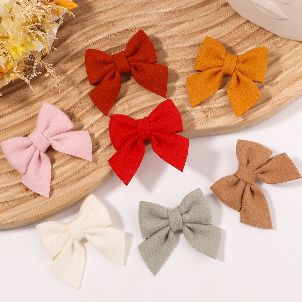 Kẹp tóc nơ RAINBOW BOWS dễ thương cho bé gái