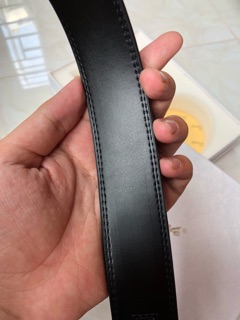 Thắt lưng da bò thật 100% tặng ví da thật