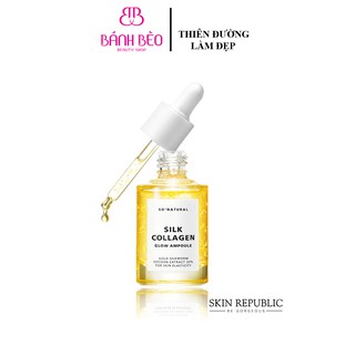 Serum dưỡng da Silk Collagen Glow Ampoule 50ml của Hàn Quốc