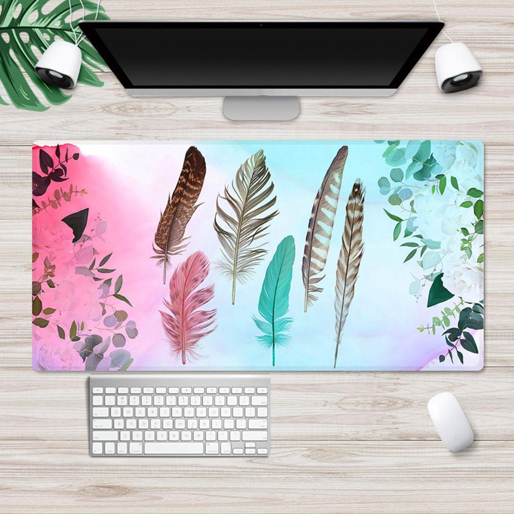 .Thảm Lót Bàn Phím Máy Tính Bằng Cao Su Kích Thước 90 * 40cm Tiện Dụng