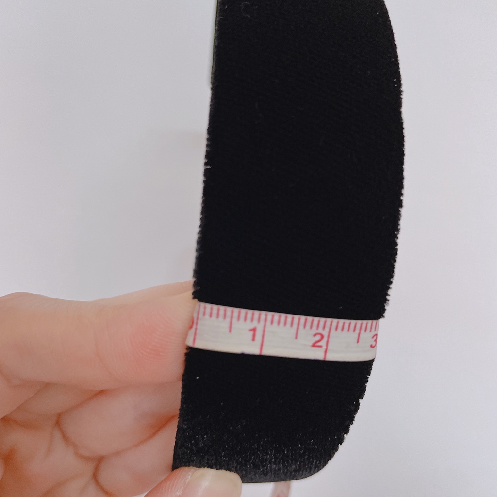 Bờm cài tóc nhung bản 3cm dễ thương