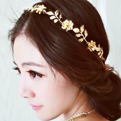 Cài Tóc Hình Lá Vàng Hàn Quốc MS: CA04 - Hưng Long PC