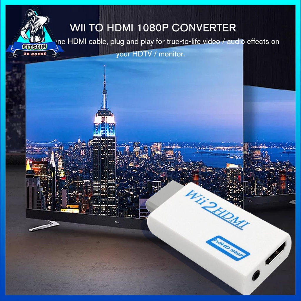 Đối với Bộ chuyển đổi Wii sang HDMI Đã được chuyển đổi cho Wii To HD-TV / HD-Máy chiếu 720p / 1080P