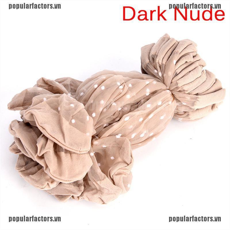 Set 10 Đôi Tất Ren Trong Suốt Chấm Bi Thoáng Khí Gợi Cảm