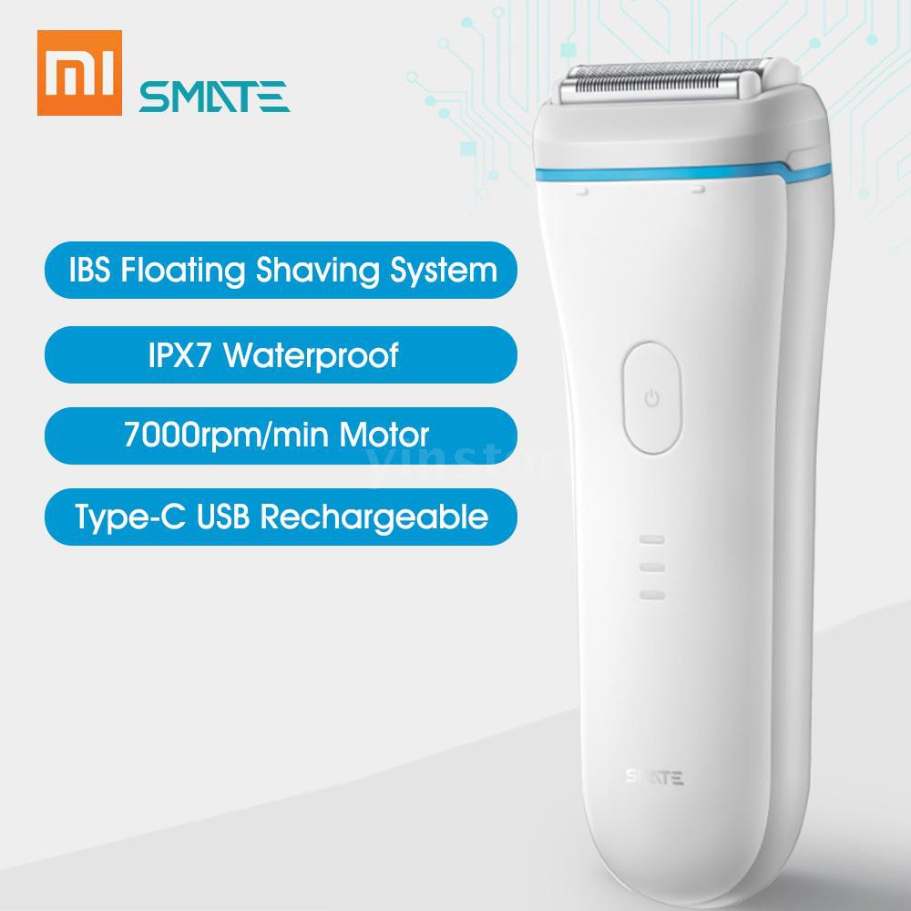 Máy Cạo Râu Xiaomi Smate Sạc Usb Loại C Nhanh Khô Cho Nam