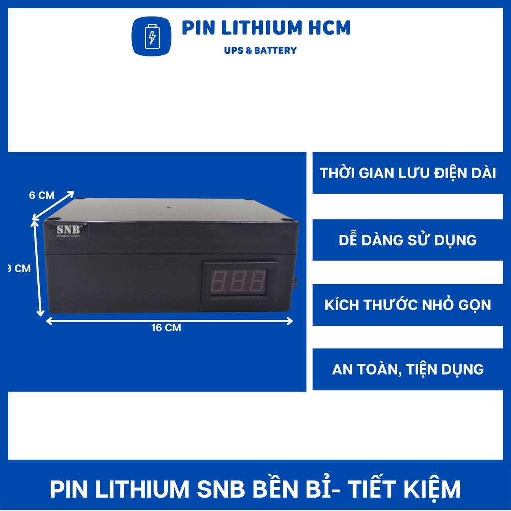 UPS 12V dung lượng 31200mAh, lưu điện camera, wifi, bảo hành 12 tháng