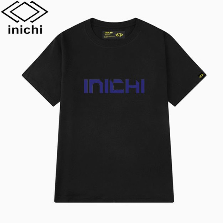 Áo thun unisex in chữ INICHI phong cách đơn giản 4 màu I21