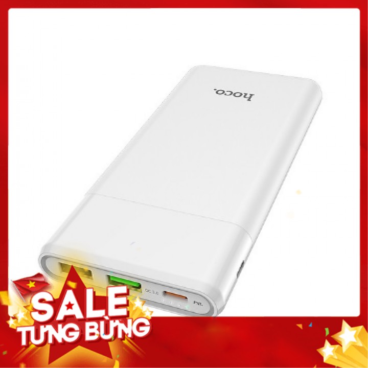 Sạc dự phòng Hoco J58 10.000 mAh (sạc nhanh 18W QC 3.0,PD) (BH 1 năm Chính Hãng)