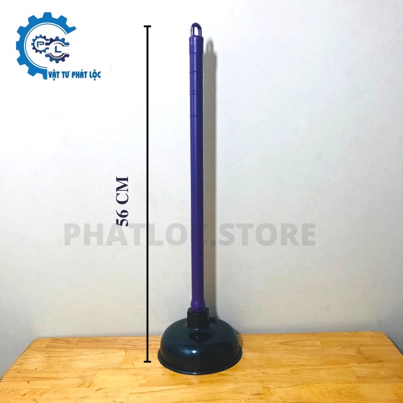 Cây bơm thụt thông tắc bồn cầu, nhà vệ sinh - thông cầu thông minh, đa năng