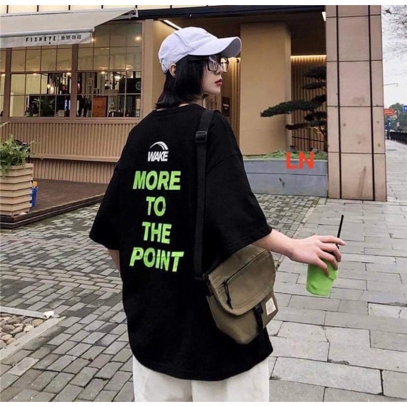 Áo thun MORE TO chữ to DA6